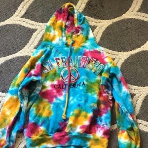 Tie Dye San Francisco Hoodie